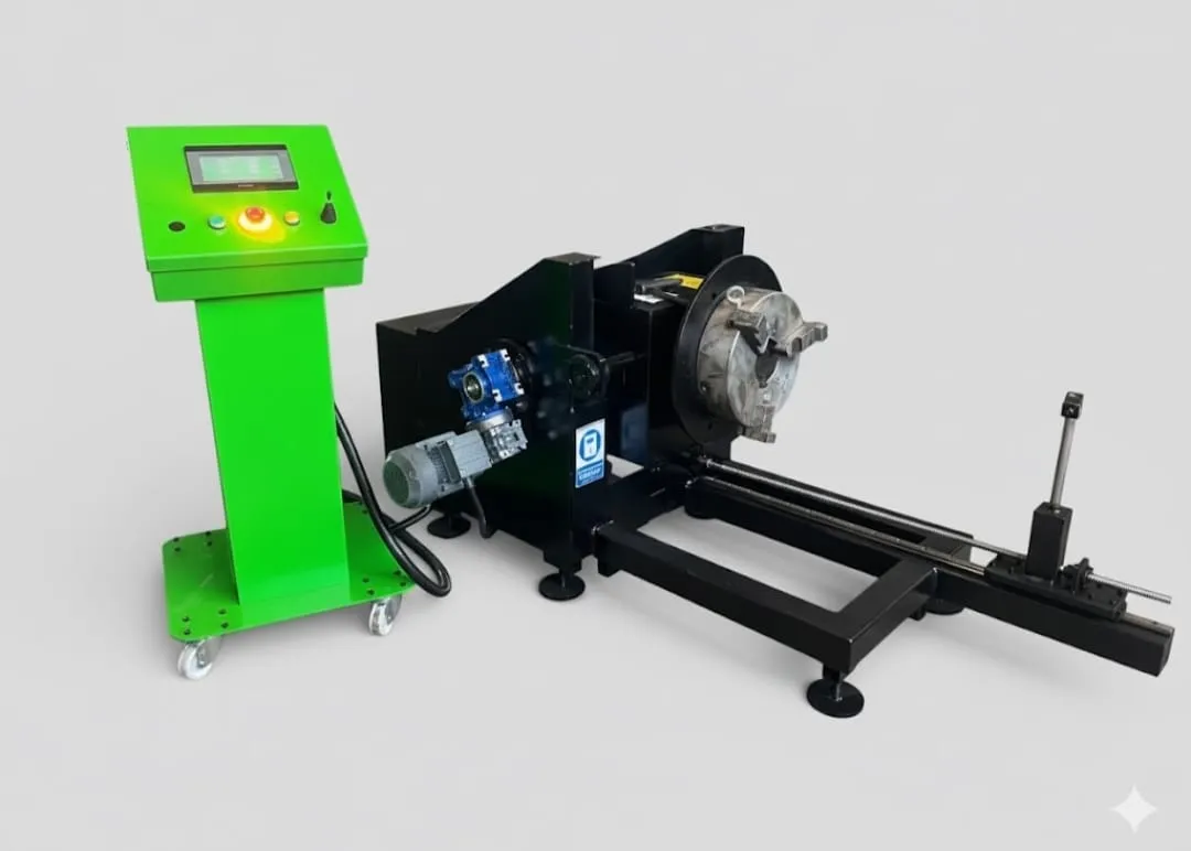 AÇI AYARLI EKSENLİ KAYNAK POZİSYONERİ