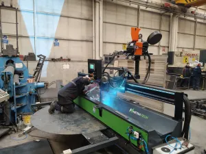 DOĞRUSAL PLAKA BİRLEŞTİRME KAYNAK OTOMASYONU